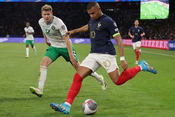 Mbappé utiliza unas botas de fútbol Nike.